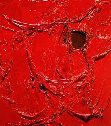 Grande Rosso P18, Alberto Burri